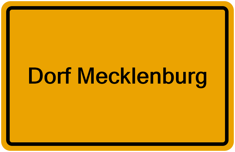 Handelsregisterauszug Dorf Mecklenburg